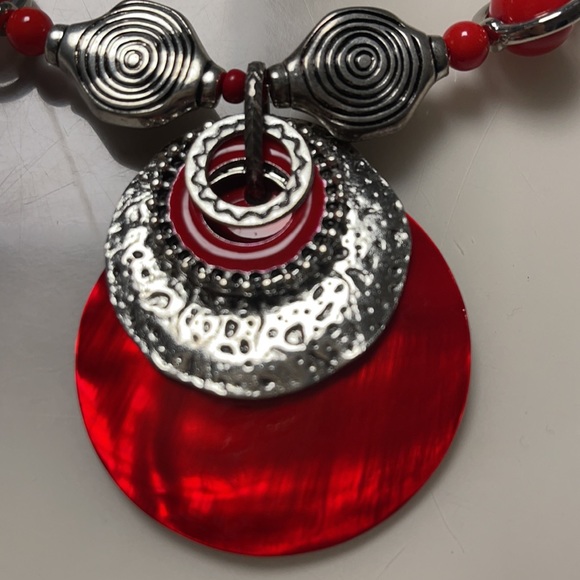 NWT Zevar by Treska beaded coil necklace - Picture 2 of 4